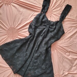 Victoria’s Secret black sexy lingerie slip dress